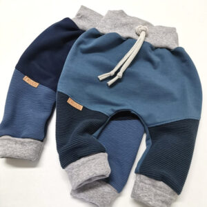 Baggy hlače "RIBB" - modra