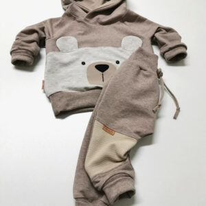 Baggy hlače "RIBB" - svetlo rjava