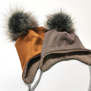 Zimska kapa za zavezat - brez cofa