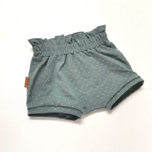 Kratkice "paperbag" - pikice alt zelena