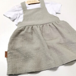 Krilo z naramnicami iz muslina - bež